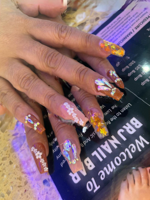 Professional nail art design at BRJ Nail Bar
