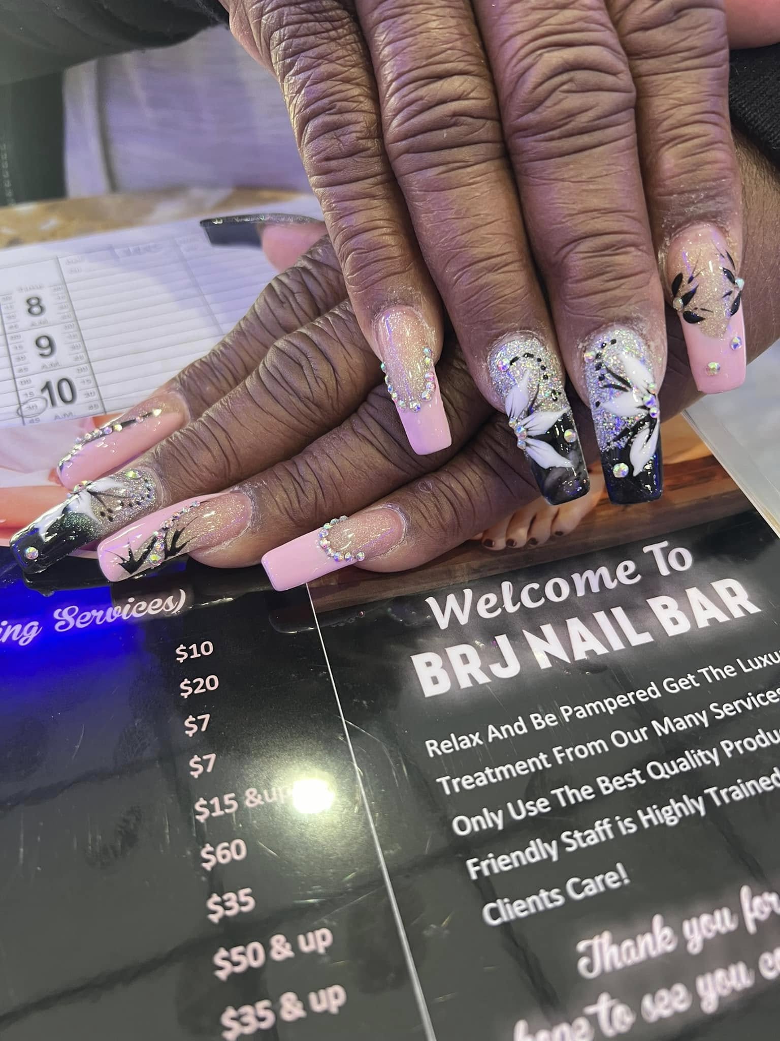 Elegant nail designs and polish