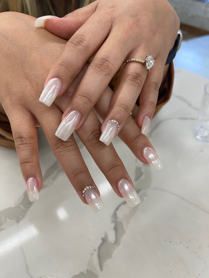 Expert nail technician work